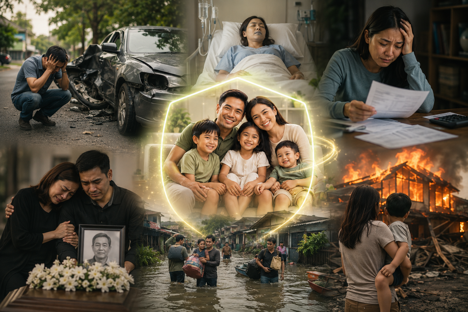 Filipino family protected by UnityLife against life's unexpected moments